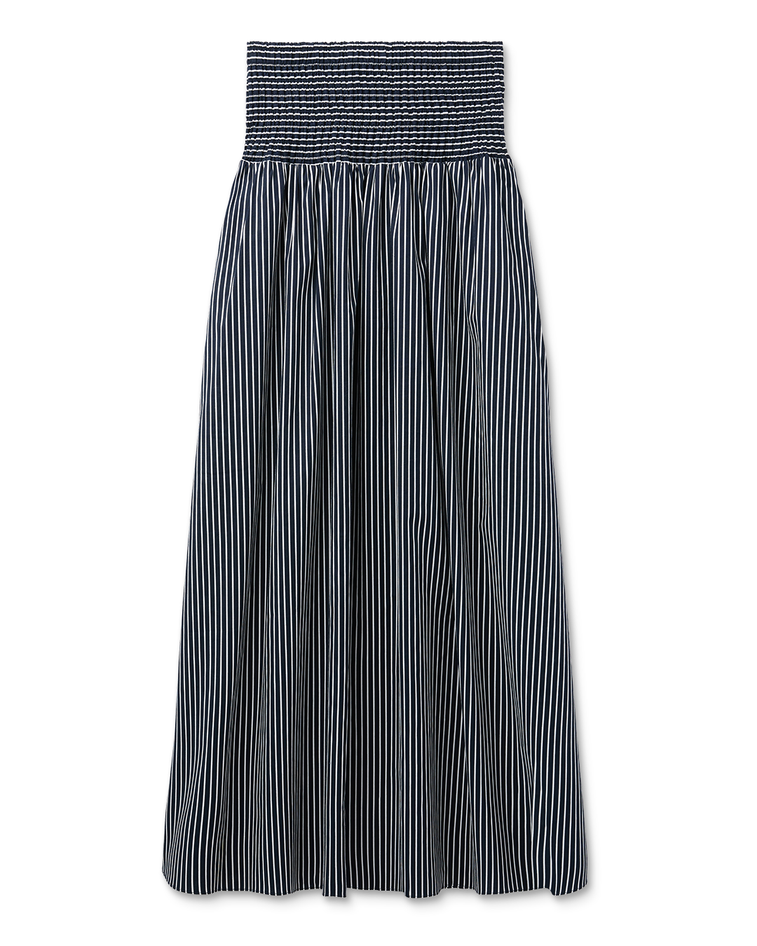 Navy and White Striped Maxi Skirt | Scooter Skirt – Cabi Clothing