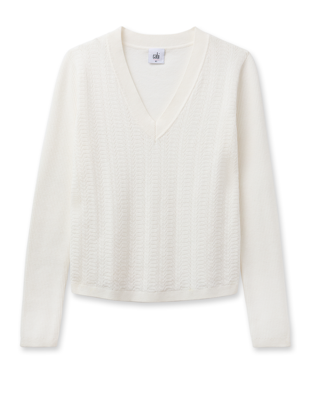 Pull Cardigan CAbi Fall Victoria Taille S - Couleur Heather Blue, Manches Longues, Neuf Sans étiquette