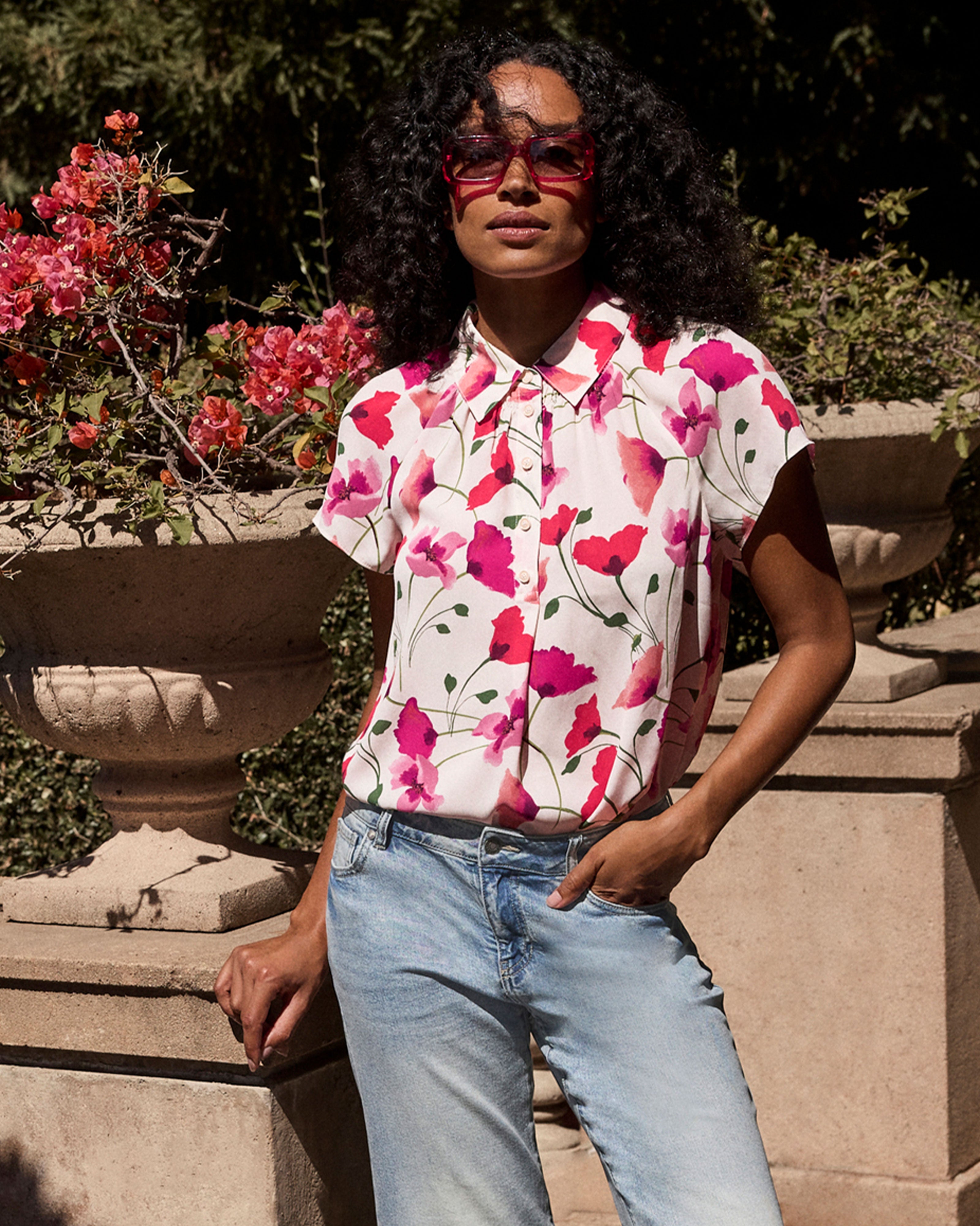 【正規品】 Bibiy CYNTHIA CROPPED BLOUSE TOPS｜Bibiy.