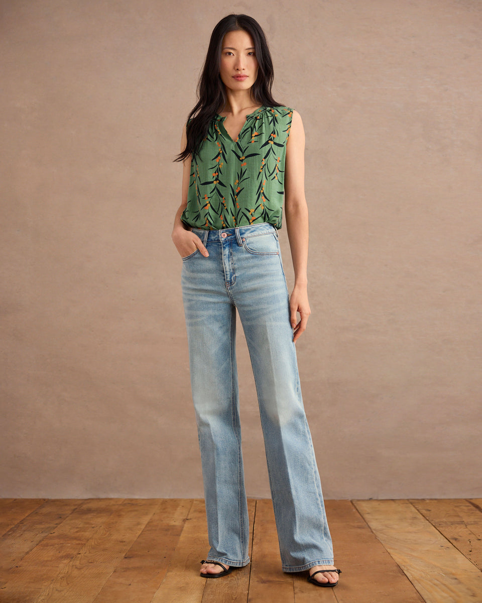 Women's Green Sleeveless Top | Claire Top | Cabi – Cabi Clothing