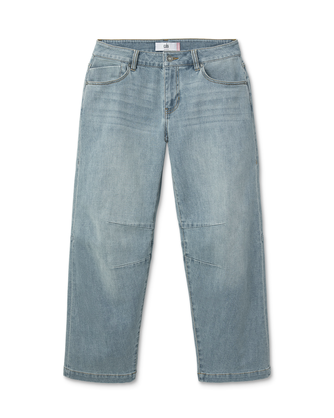 Light Wash Mid Rise Barrel Jeans | Cooper Jean – Cabi Clothing