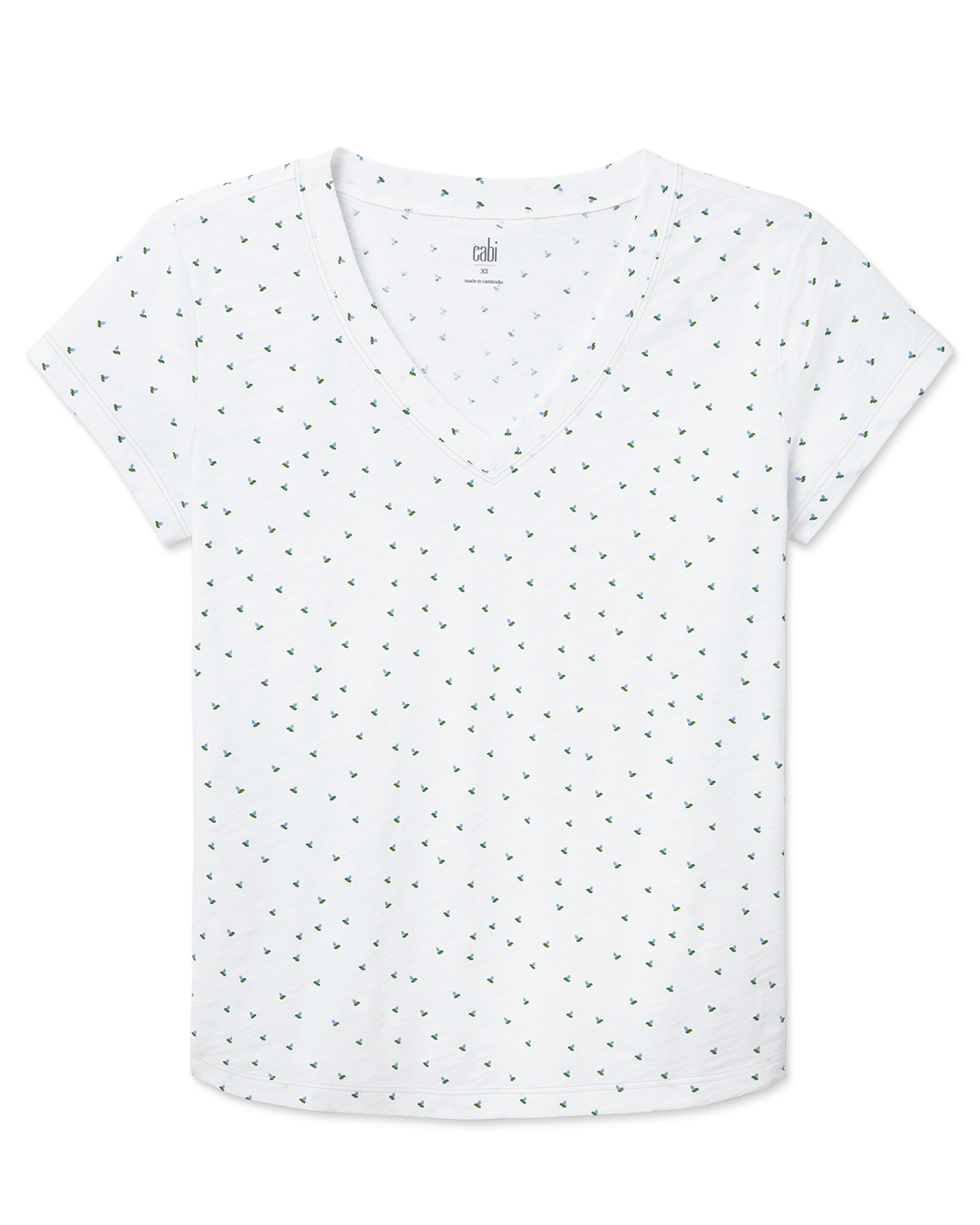 Topspin Tee | Ditsy Floral Top – Cabi Clothing