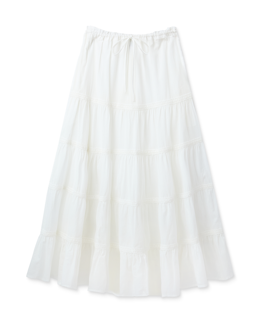 Women's White Cotton Maxi Skirt | Ingenue Skirt – Cabi Clothing