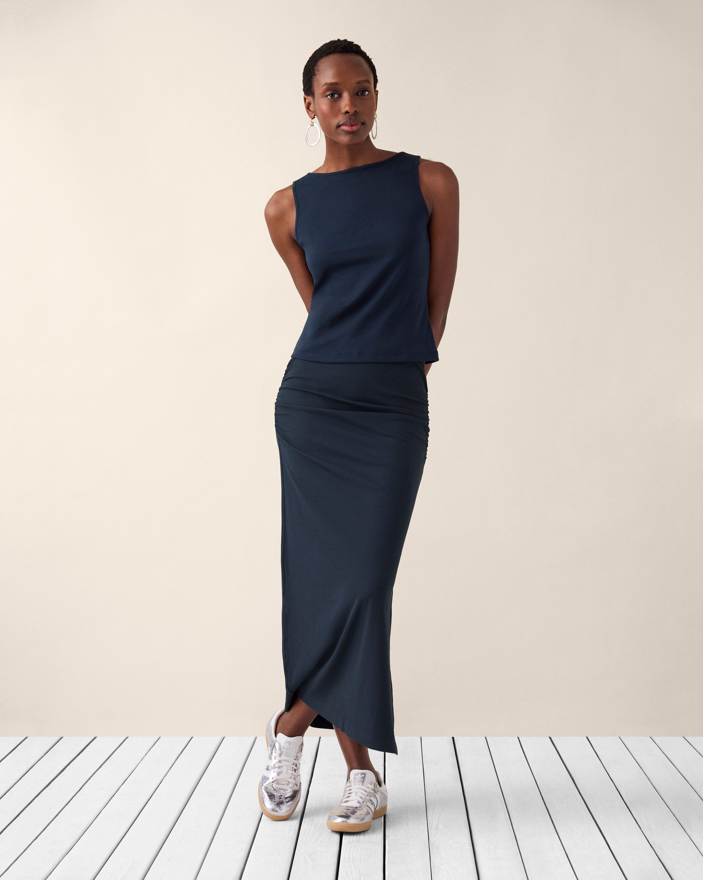 Navy Pencil Skirt | Easy Skirt – Cabi Clothing