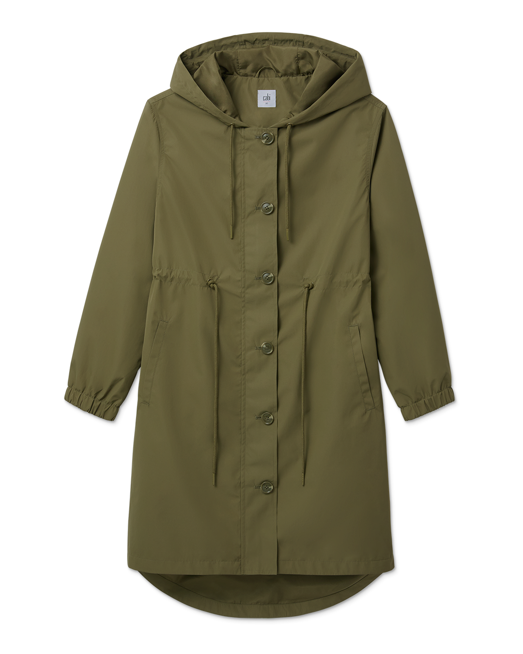 Women's Olive Green Woven Jacket | Stormy Jacket – Cabi Clothing