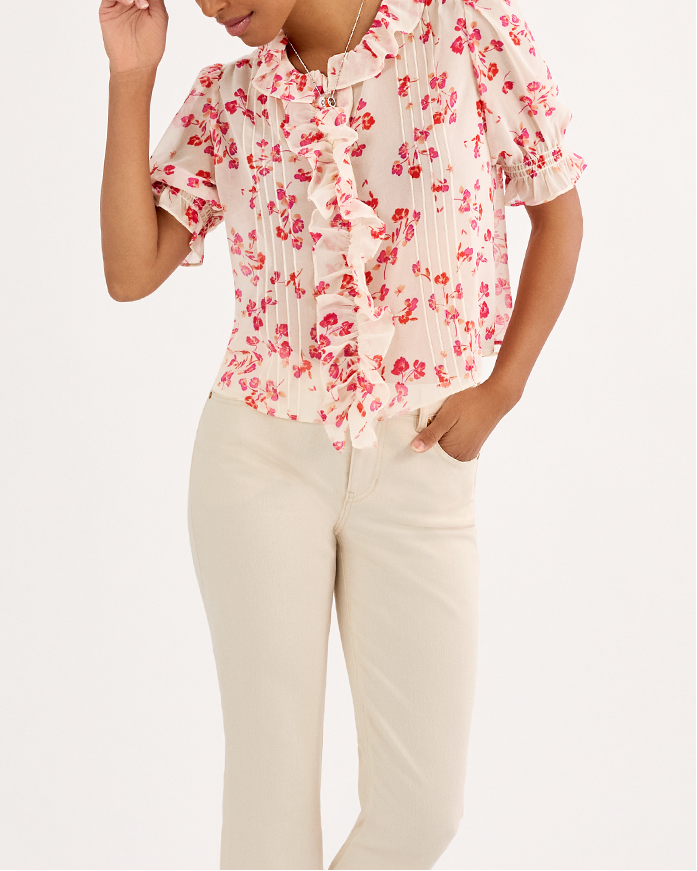 Printed Cherish Top