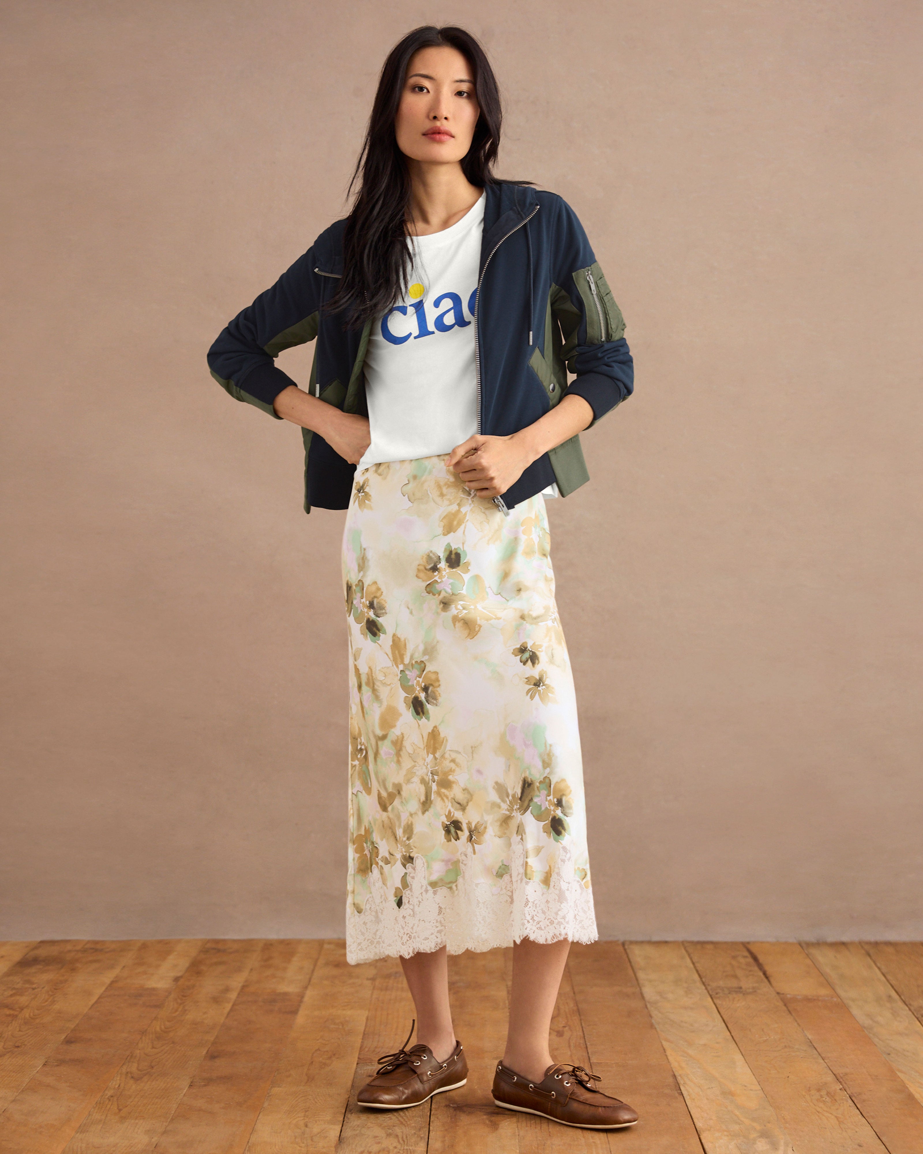 Women's Blue Bomber Jacket | Blake Bomber – Cabi Clothing