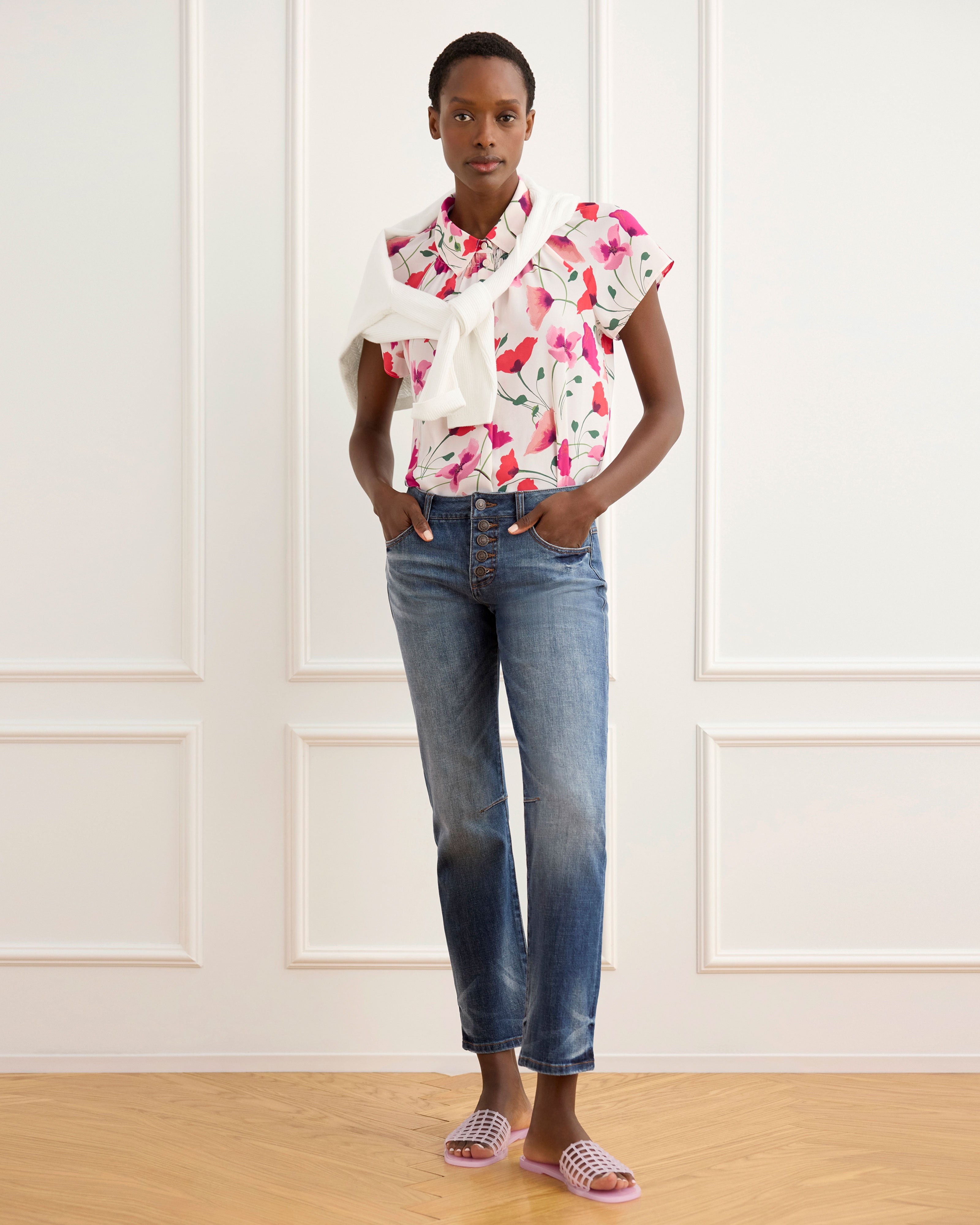 Poppy Print Blouse | Elisabeth Top | Cabi – Cabi Clothing