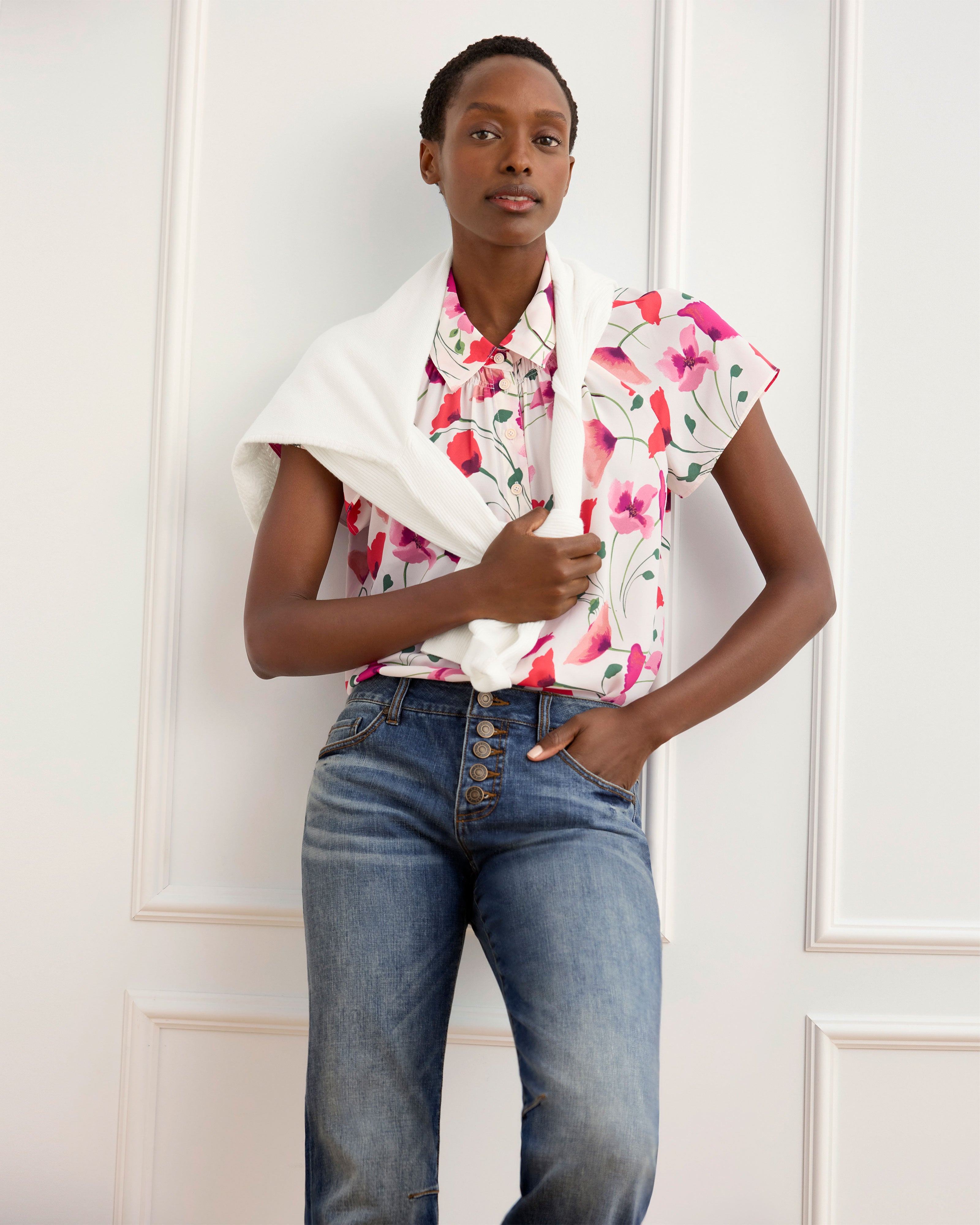 Poppy Print Blouse | Elisabeth Top | Cabi – Cabi Clothing