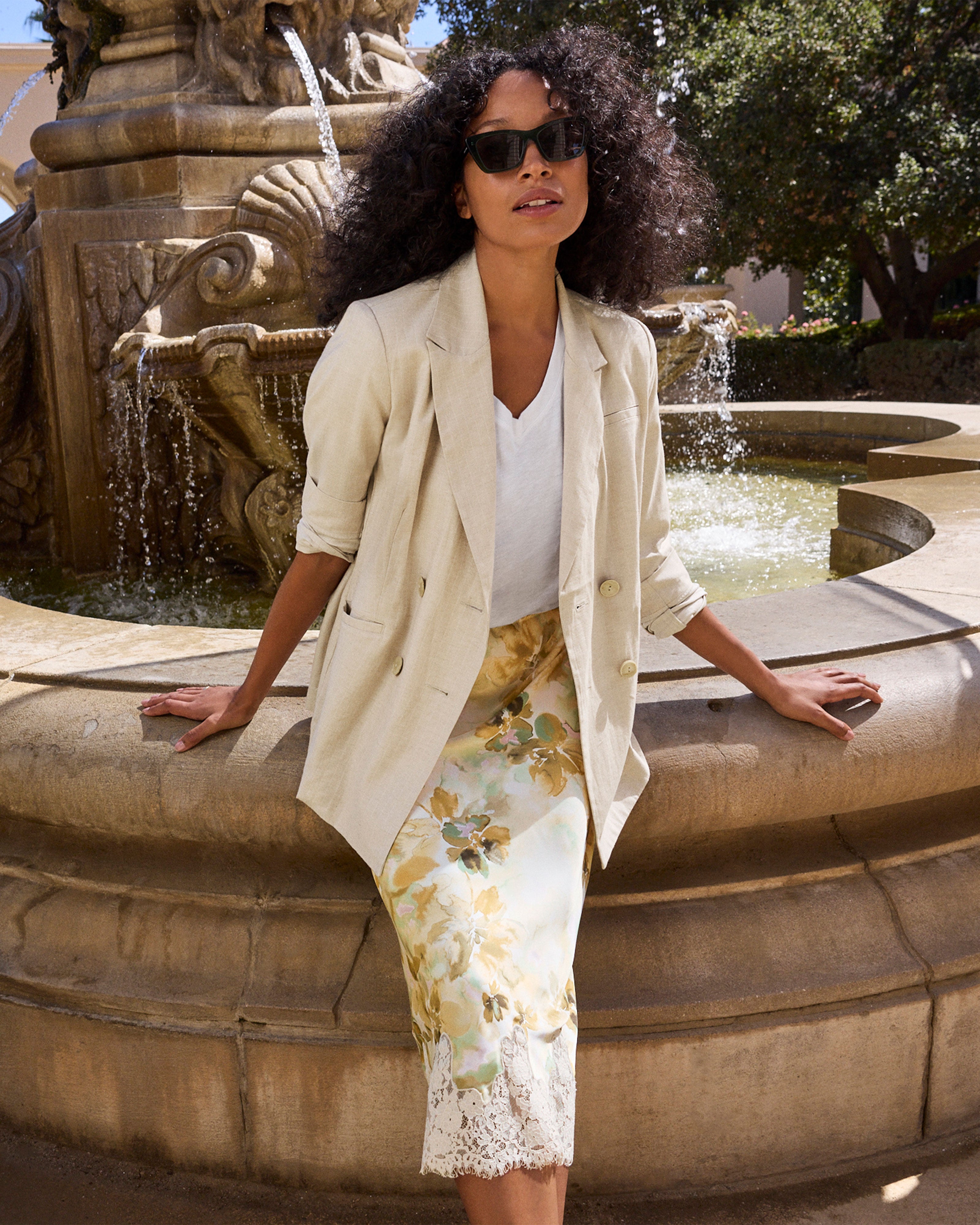 Women's Floral Slip Skirt | Misty Skirt – Cabi Clothing