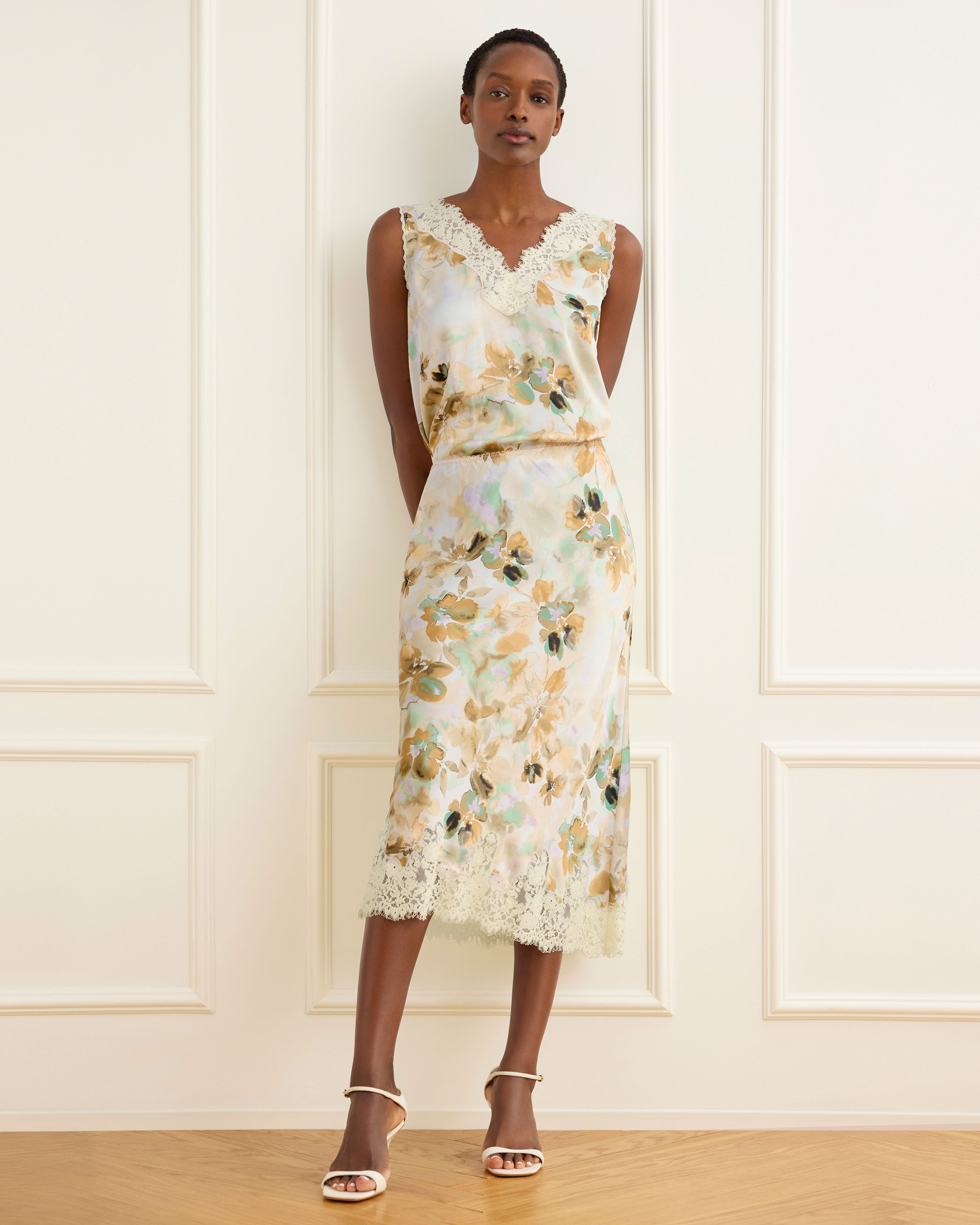 Women's Floral Slip Skirt | Misty Skirt – Cabi Clothing