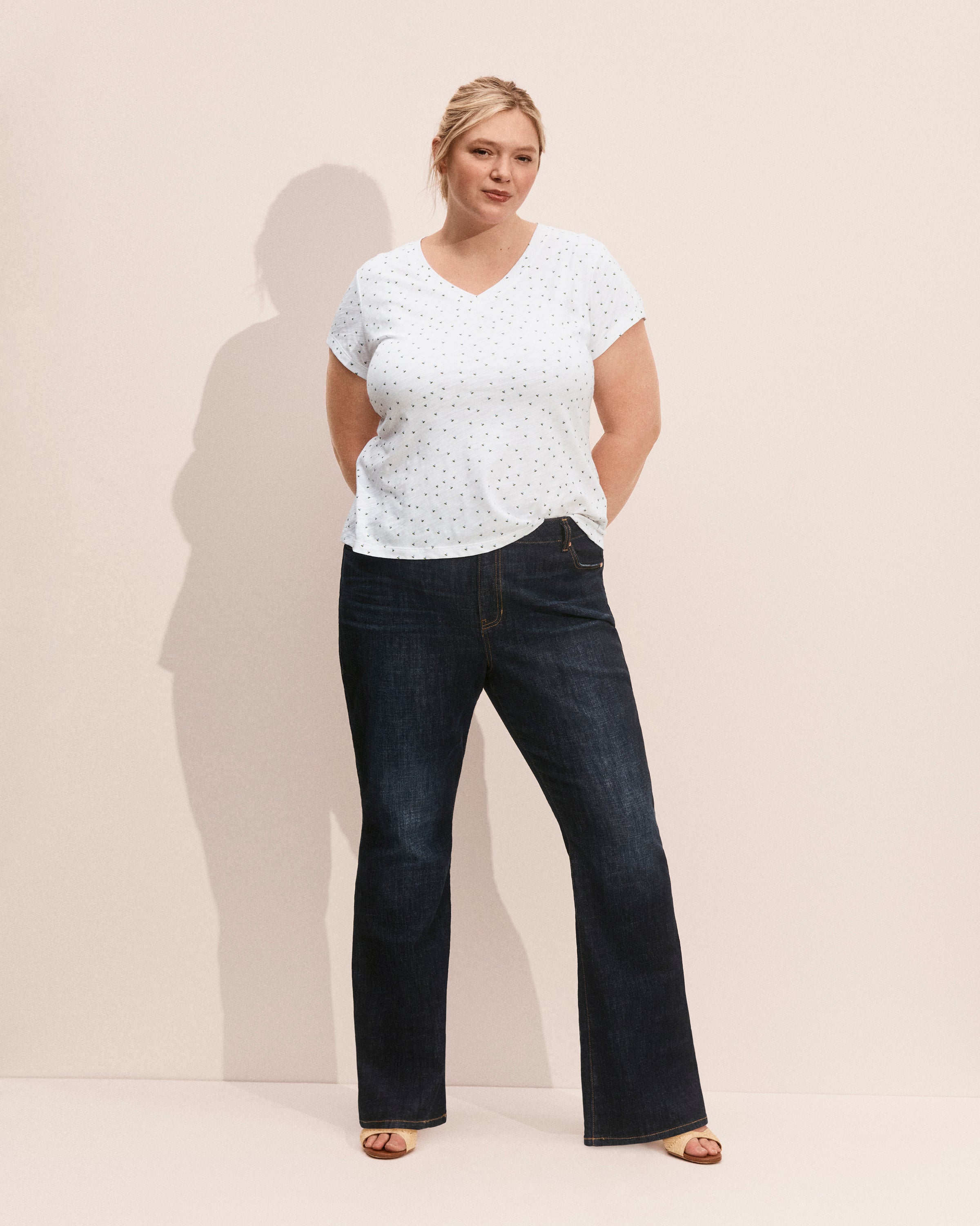 Topspin Tee | Ditsy Floral Top – Cabi Clothing