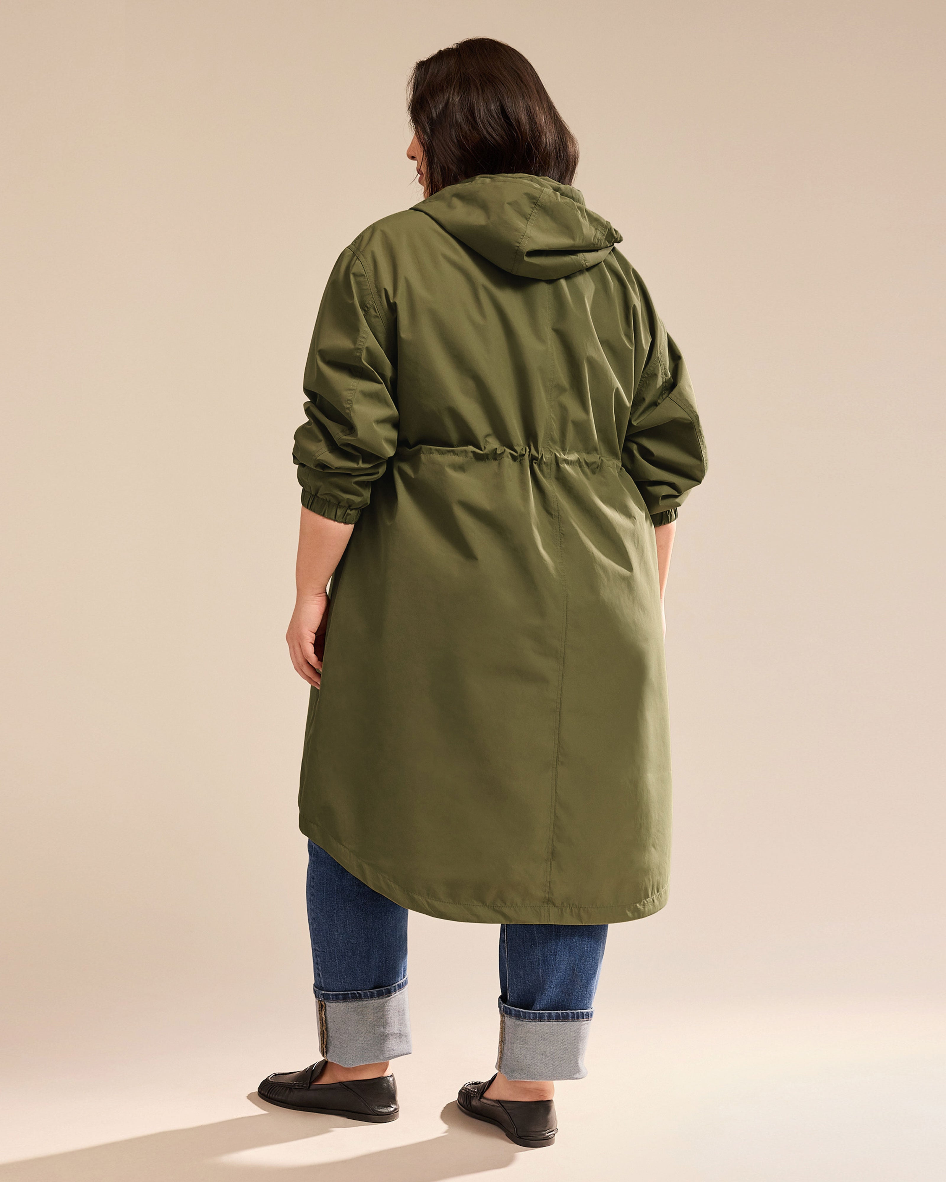 Women's Olive Green Woven Jacket | Stormy Jacket – Cabi Clothing