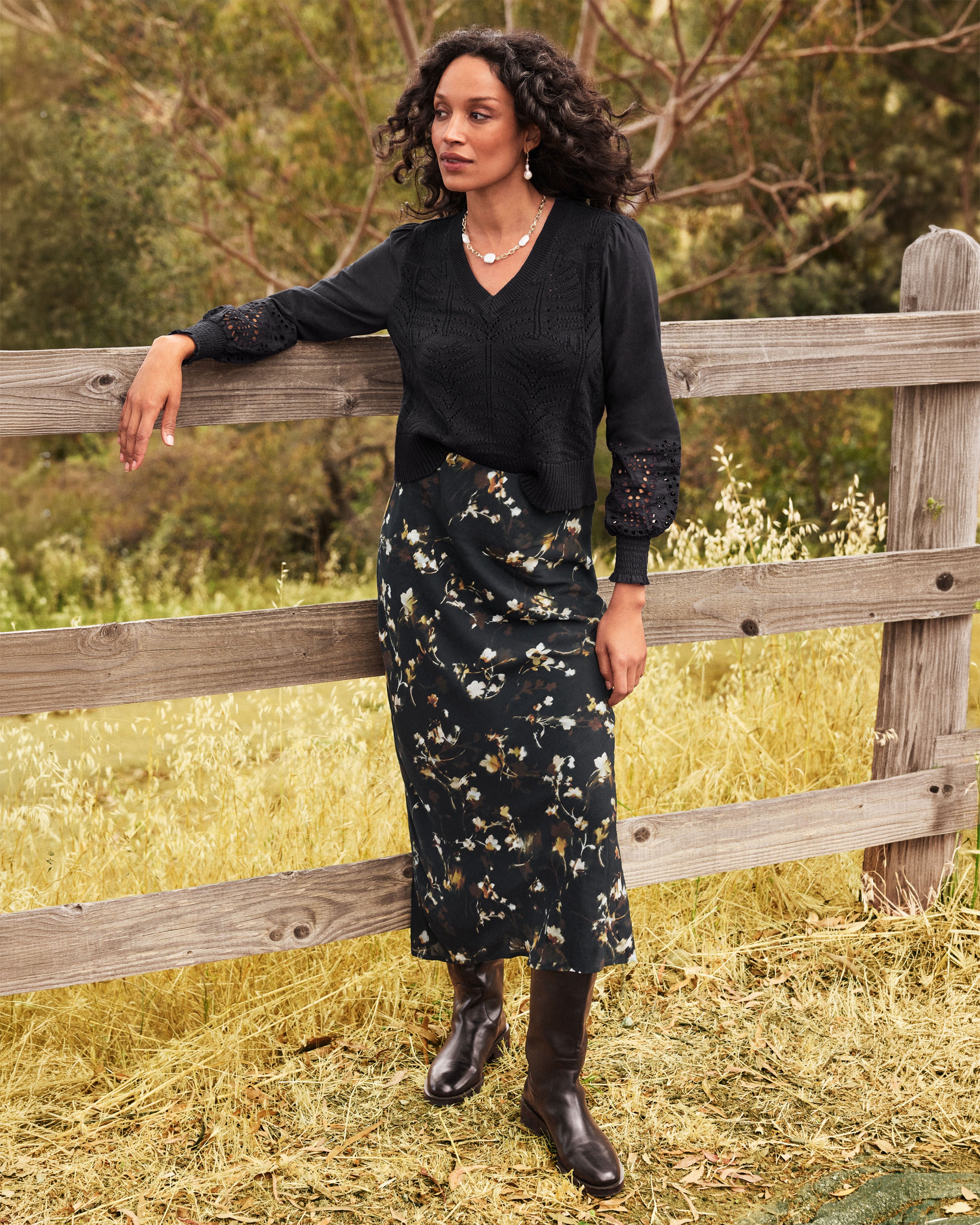 Women's Floral Maxi Skirt | Ophelia Skirt – Cabi Clothing