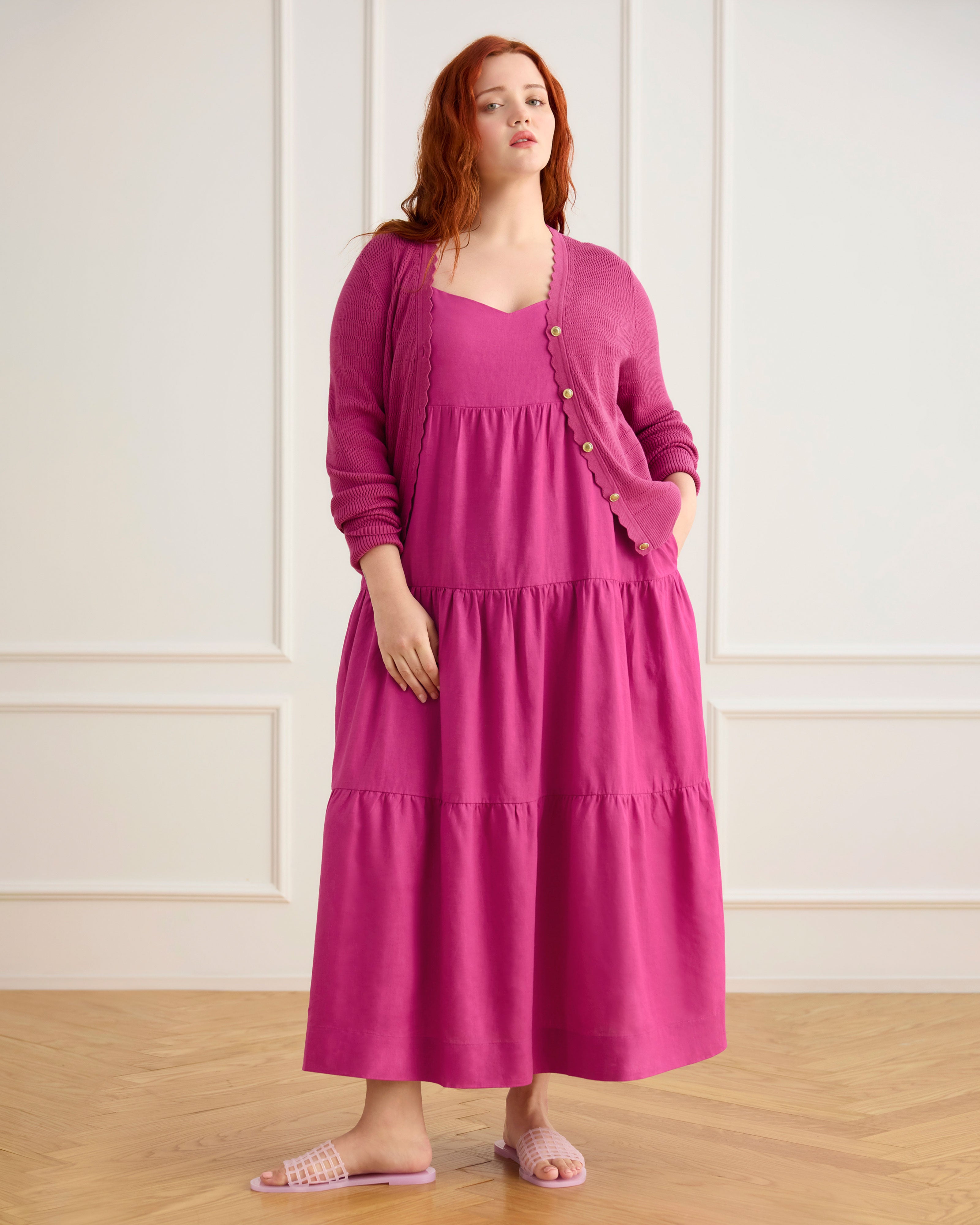 Women's Fuchsia Cardigan | Treasure Cardigan | Cabi – Cabi Clothing