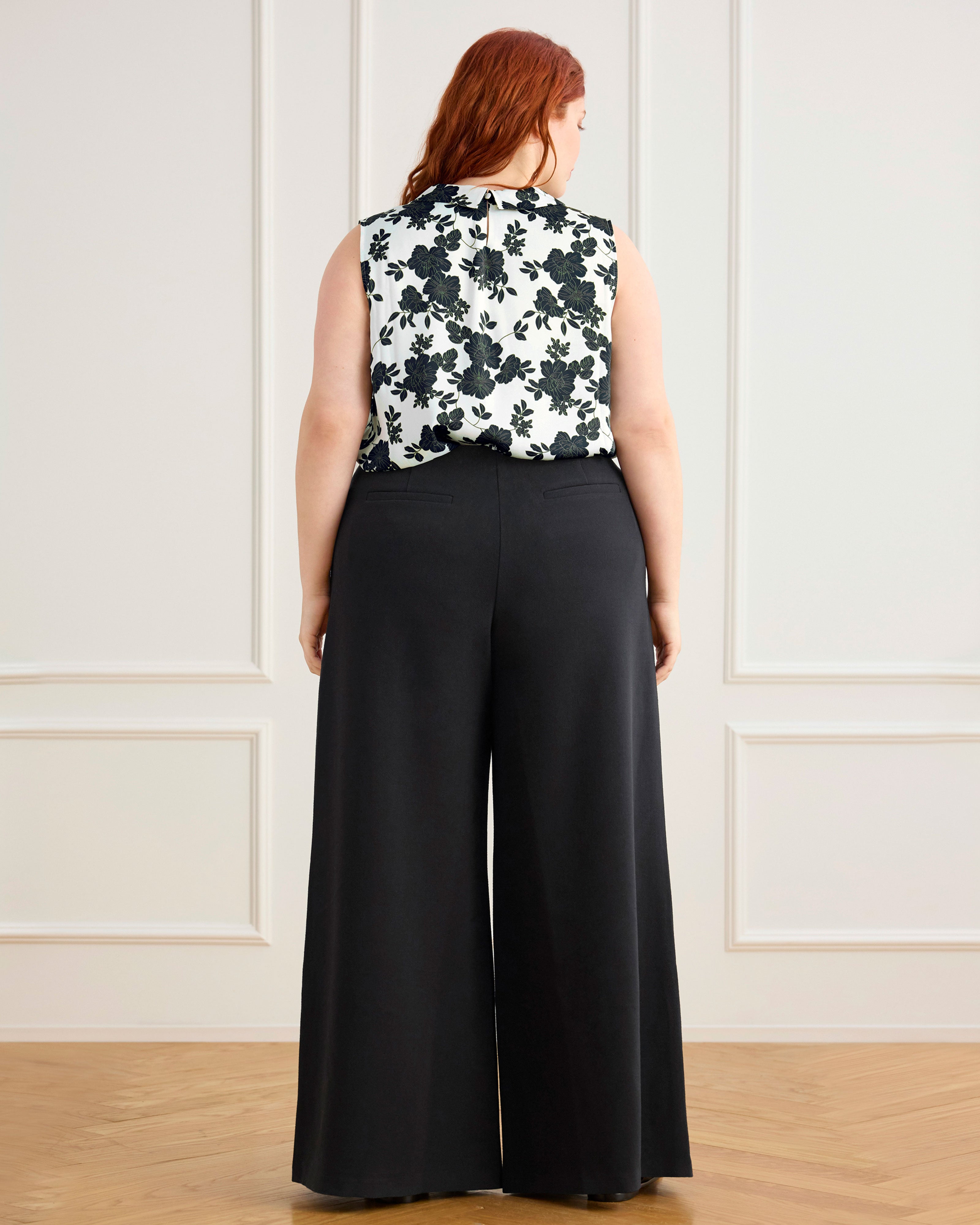Women's Black Wide Leg Trouser | Toni Trouser – Cabi Clothing