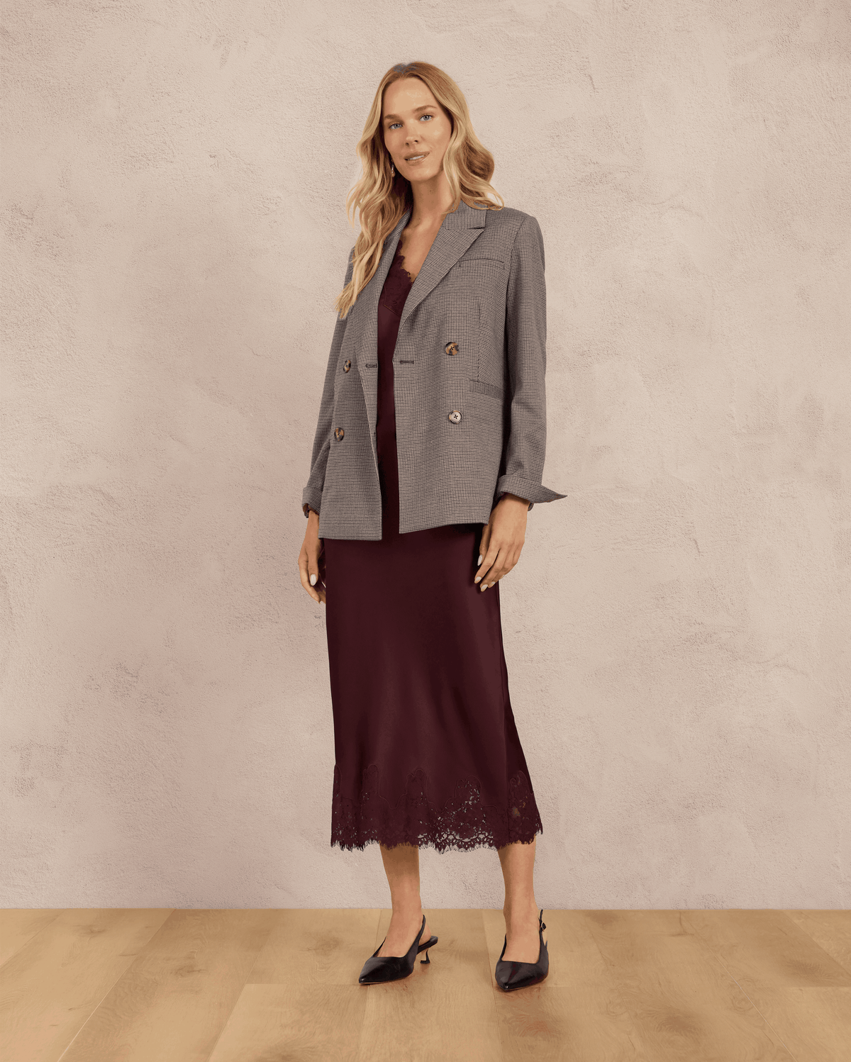 Houndstooth Blazer