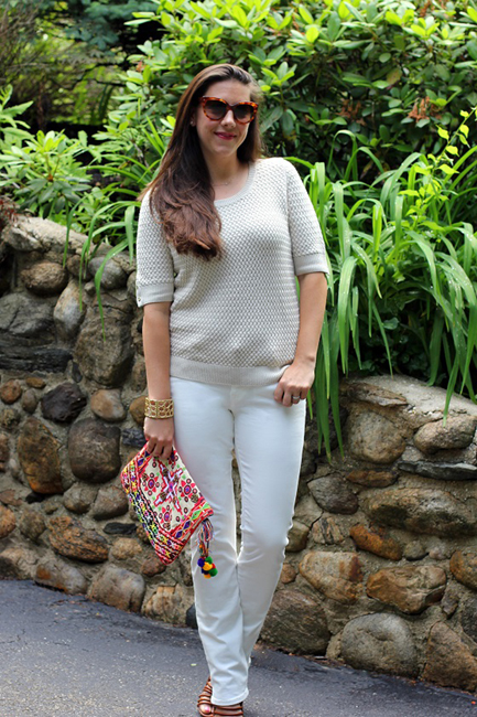 CAbi St. Barths Clutch from fashion blogger Jill Seiman of Glamamom