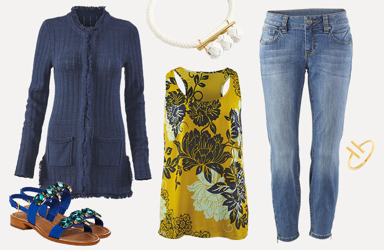 Your Spring Color Guide Blue And Yellow Cabi Blog