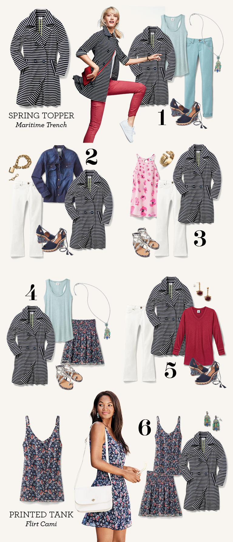 Spring Wardrobe Capsule 5 Staples 15 Favorites 30 Looks Cabi Clothing