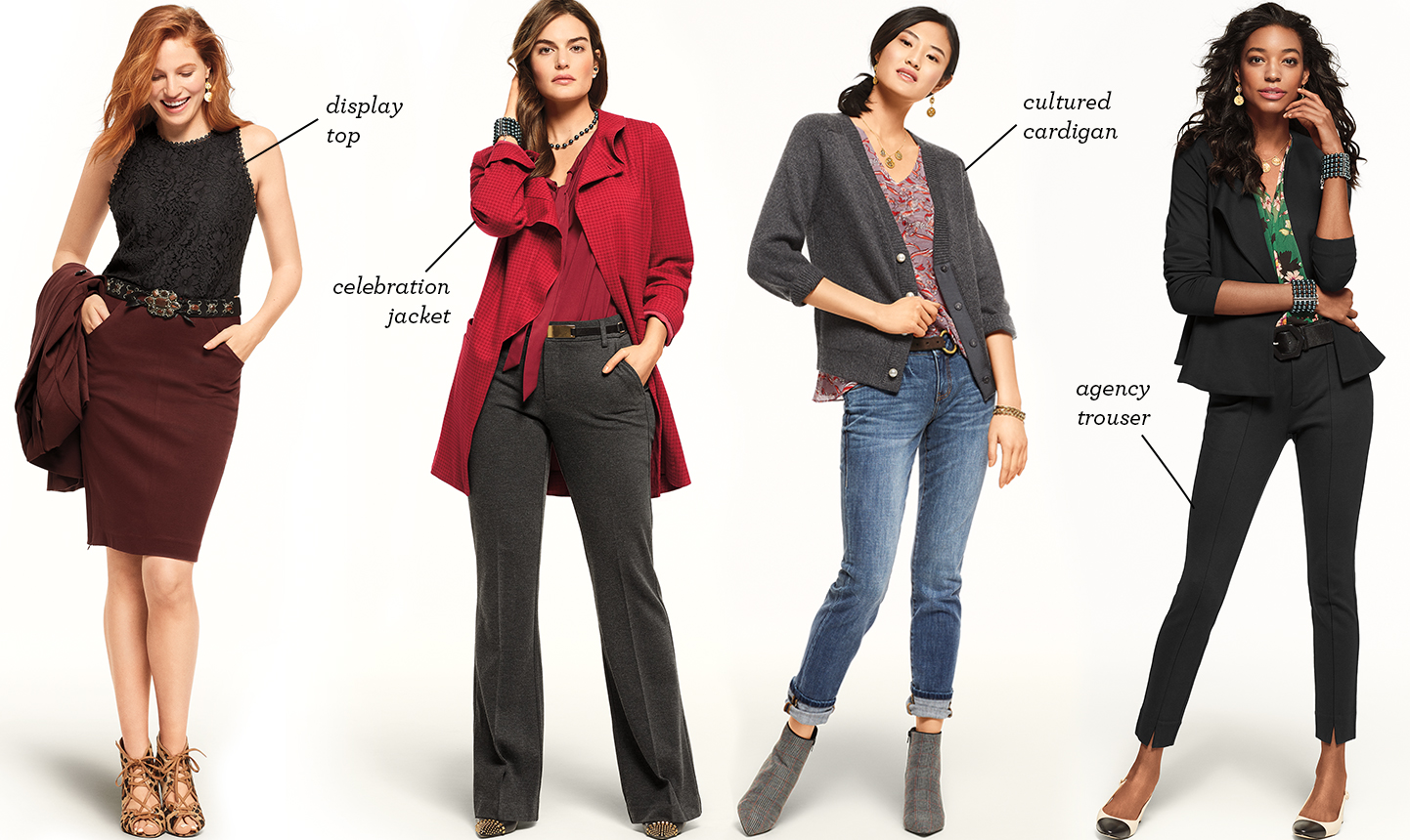 four key pieces for eight day-to-night holiday outfits - Cabi Spring ...