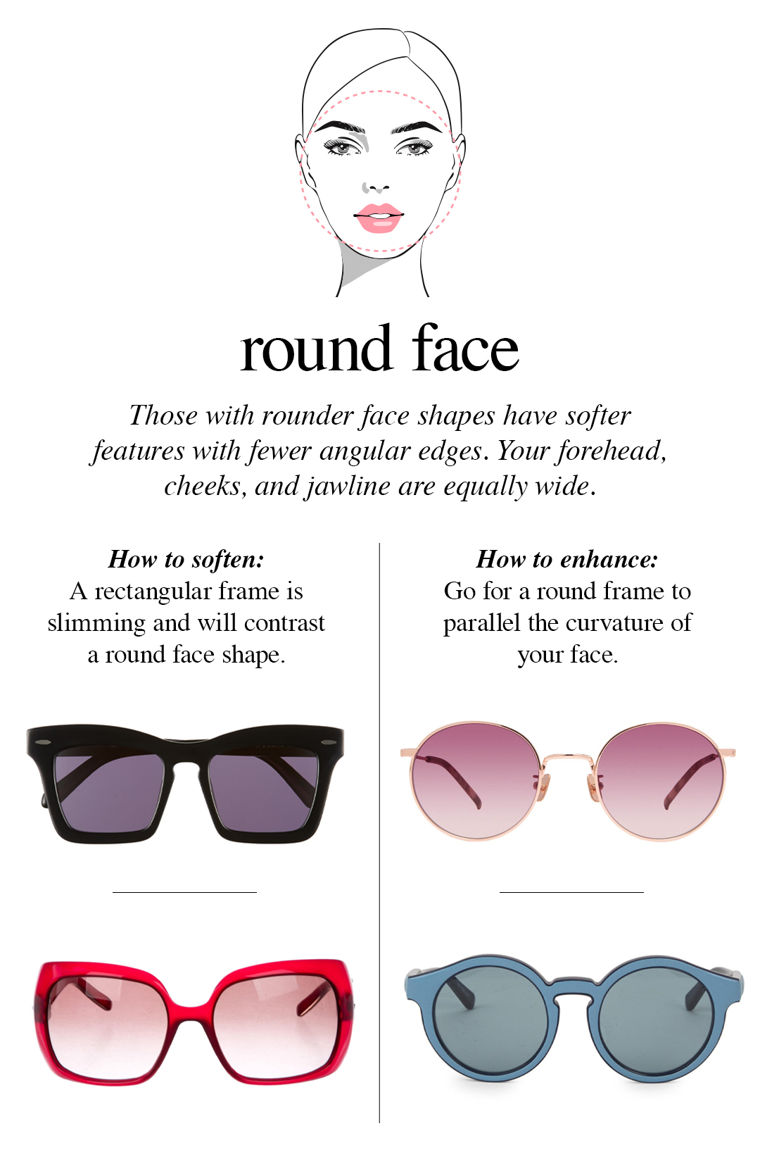 The Best Sunglasses for Your Face Shape - Summer Sunglasses Guide