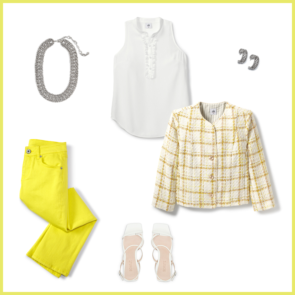 SUNday fun day: how to wear yellow - Cabi Spring 2024 Collection