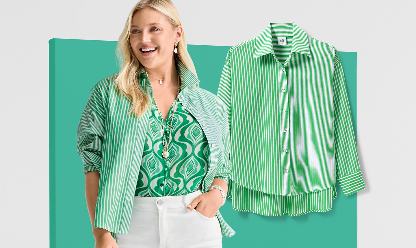 8 tips for styling a casual button-down for women - Cabi Spring