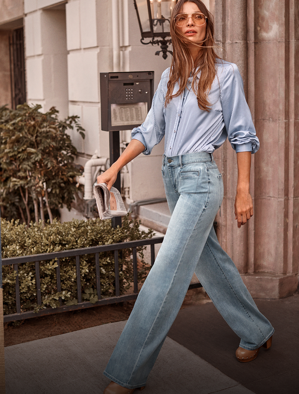 A cabi model wearing Fall 2025's new denim