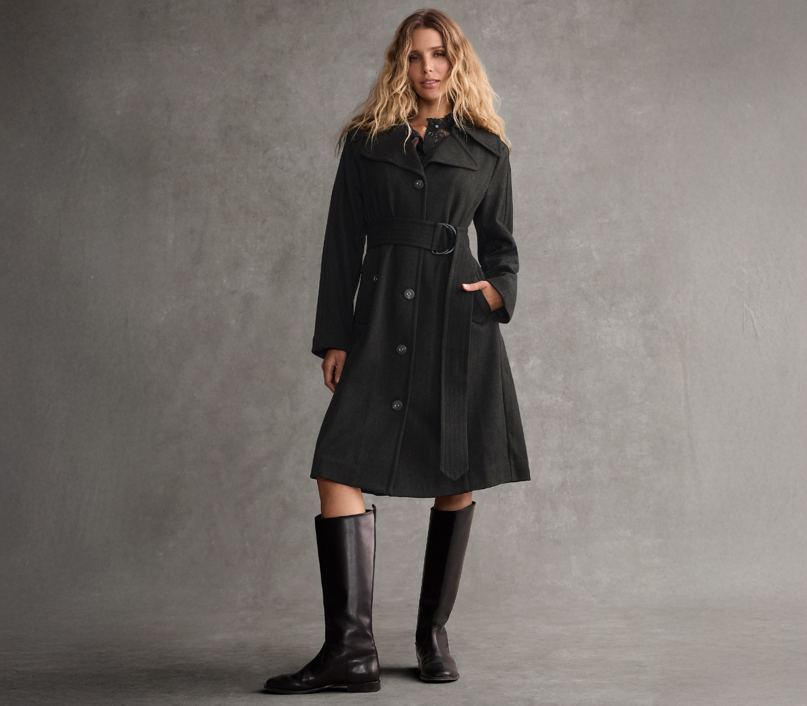 Zip Back Coat